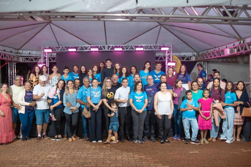 Missa de lava pés é realizada no alto da Serra do Estrondo, como parte da Programação da 64° Semana Santa em Paraíso
